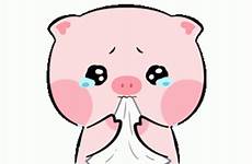 gif pig cute piggy cerditos baibai gifs tao dibujos stickers tiernos crying cartoon animated sad kawaii animation xinxin choose board