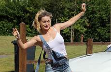 wet ola jordan car her gets dungarees through james soaked washing blonde got over water strictly wild things she re