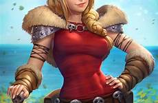 astrid neoartcore thongmai vikings dreamworks hofferson fanart httyd eyes smiling cdna peakpx hair