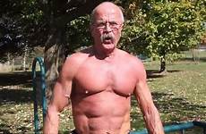 ripped grandfather grandpa man robert old durbin year hard age cane off video muscle men physique rock his fit gramps