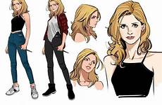 buffy vampire slayer character designs boom mora dan studios concept comics reveals look characters first summers comic series power rangers