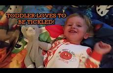 toddler tickled
