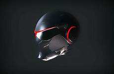 helmet fi sci 3d concept model character models cgtrader