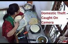 maid indian stealing house caught domestic help
