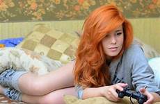 duty call redhead door next gamer red who some hair