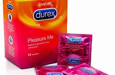 pleasure durex condoms pack box ribbed