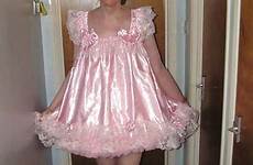 sissy frilly prissy nightgown erection