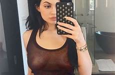 jenner kylie thru boobs pierced off nips celeb top shows her