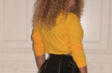 beyonce body post beyoncé baby after two birth incredible flaunts shorts concert denim camouflage she bling giving months just