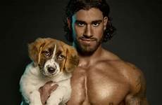 men hunks animals cute hunky shirtless hot calendar puppies guys dogs attracted guess based which dudes re rights animal huffingtonpost