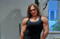 bodybuilder female russian natalia girl most muscle muscular woman bodybuilders huge extreme trukhina weightlifter old body tall legs beauty biggest