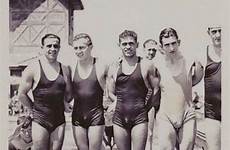 suits 1900s bathers swimmers bikini 1910s postcard