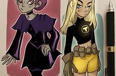 titans teen jinx terra anime fanart girls original instagram
