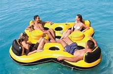 inflatable float island raft person bestway pool ocean floats water rapid x4 rider choose board floating family