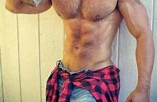 men lumberjack sexy hairy male muscle hot chest man choose board nice body guys