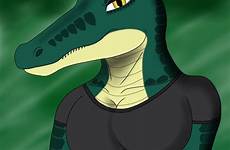 alligator anthro gator deviantart gal grumpy crocodile