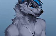 furry wolf anime blue grey cute oc drawings sexy lobo drawing anthropomorphic damn nice animal character sensual