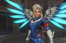 mercy uprising overwatch medic combat skin ziegler blizzard wallpaper wings game character event cosplay ow xbox artstation update 4k entertainment