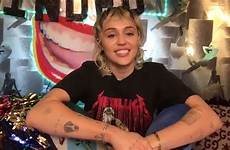 miley cyrus metallica fallon her perform jimmy stadium maneater covers appearing nbc haircut childhood most snl nbcu bank glamour pitchfork