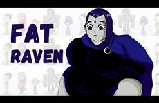 raven fat titans teen go parody