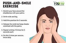 cheeks chubby exercises facial fat get rid lose smile exercise face push top10homeremedies cheek reduce why remedies chin gif do
