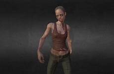 zombie girl 3d sketchfab models model