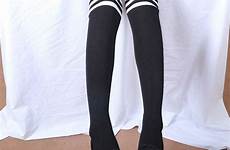 socks high japanese long knee school thigh student women over aliexpress girl