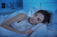 bed night sleeping girl peacefully sleep after eating stress prebiotic foods