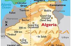 algeria map africa geography oran worldatlas sahara desert atlas algerian maps geo flags symbols landforms famous gif state weather