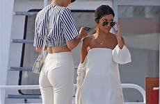 kourtney kardashian kendall cannes cycling celebrities clan buns navegando mar