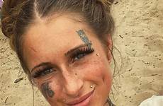 piercings tattoogirl tattoosforgirl facial
