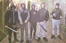 machete knife youths hooligan weapons everton disturbing birmingham backfired soccer teenager surrey dangerous hounslow