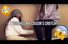 cousin touch crotch touched body