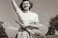 vintage tennis women classic ladies 1939 posing beautiful corbis everyday stock fashion es