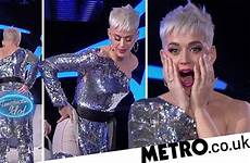 perry katy wardrobe american idol malfunction tape butt metro suffers