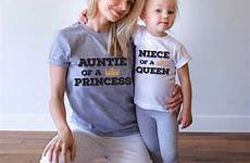niece aunt auntie shirts queen matching princess tshirts uncle nephew family shirt palette choose board perfect