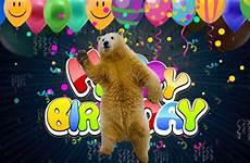 bear dancing birthday happy song