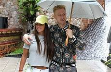 katie price kris boyson boyfriend around thailand amorous display puts koh pura samui packed pda villa legs pool him hotel