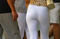 thong visible pants transparent tight sexy leggings street lines public girls girl jeans walking tanga spandex dresses