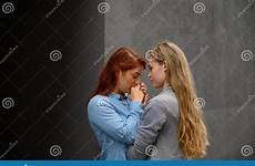 lesbian commune passionate tenderly hugging lgbt