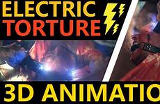 torture electric animation 3d
