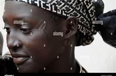 sudan dinka south rumbek clan scar mark woman her alamy