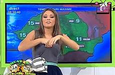presenter her weather tv breasts accidentally live exposes camera embarrassed female top before embarrassing vancea roxana moments down front who