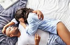 bed couple partner depression cuddling romantic tell adeline trevor caiaimage getty
