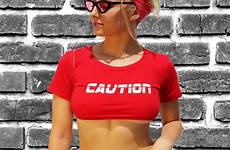 underboob caution rave croptop