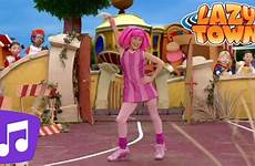 lazy lazytown town ever music dance bing bang time never songs wikia