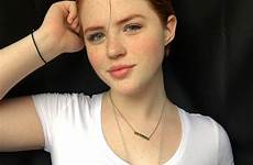 sommersprossen women freckles haired tolle edgy redheads tiernan redheaded