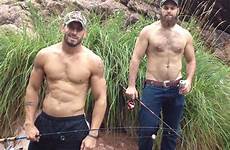 men sexy hairy bart rednecks country bear guys chest buddies collar blue fishing