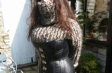 extreme knitting sweaters catsuit knitwear