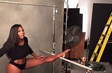 serena williams shoot sexy william shesfreaky ny body split sports mag bts shares cover exercises espn naked curvy instagram sex